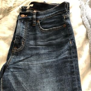 High Rise Jcrew Dark Jeans with stretch